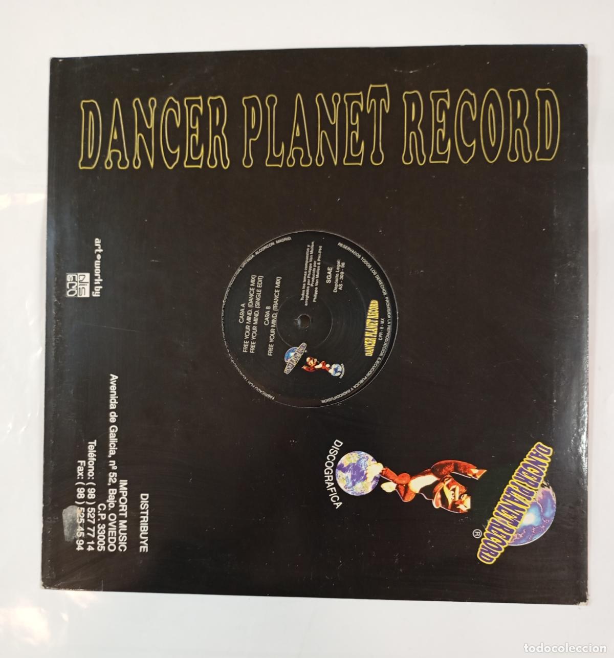 Discos de vinilo: QUADRAN. FREE YOUR MIND. MAXI-SINGLE. TDKDA19 - Foto 2