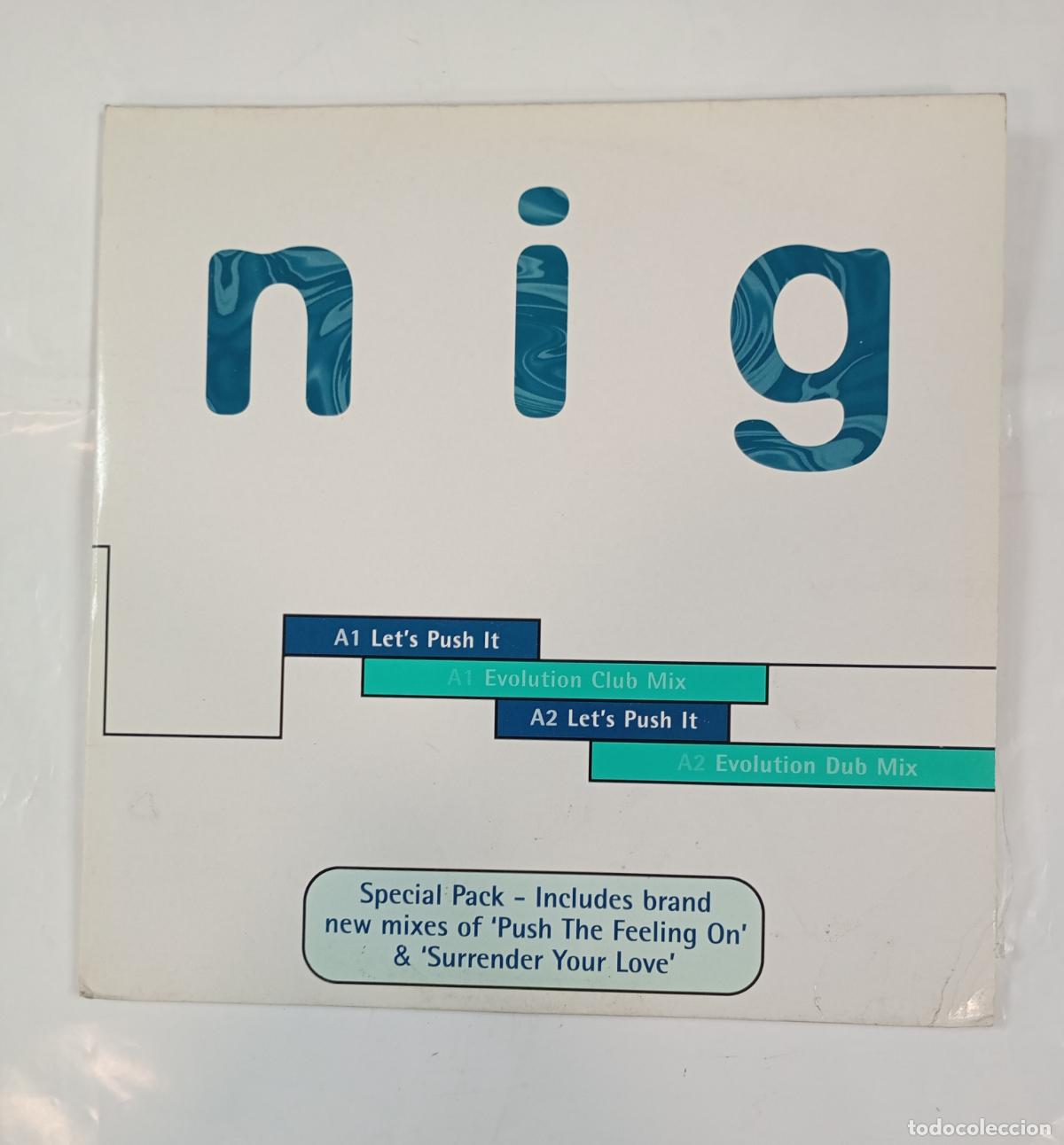 Discos de vinilo: NIG. LETS PUSH IT. DOBLE MAXI-SINGLE. TDKDA20 - Foto 1