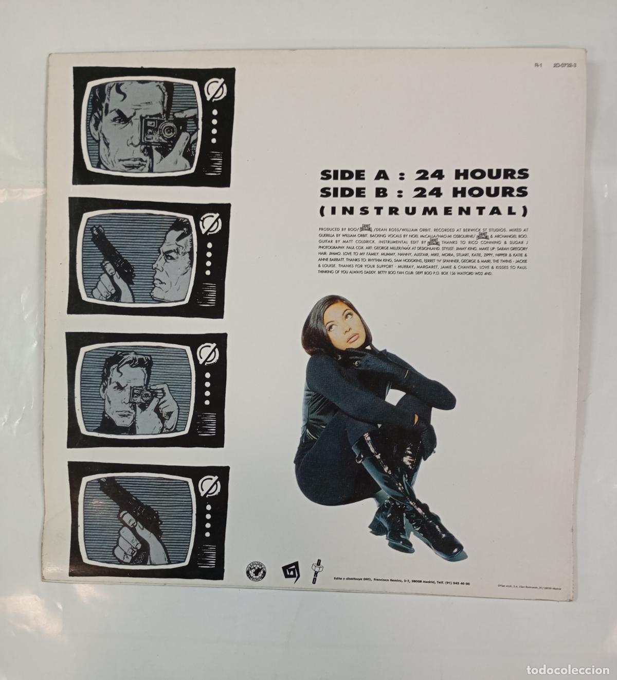 Discos de vinilo: Betty Boo &ndash; 24 Hours. MAXI-SINGLE. TDKDA20 - Foto 2