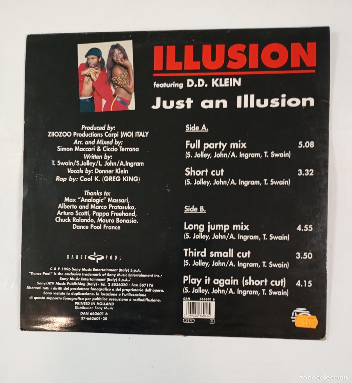 Discos de vinilo: ILLUSION. D.D. KLEIN. JUST AN ILLUSION. MAXI-SINGLE. TDKDA20 - Foto 2