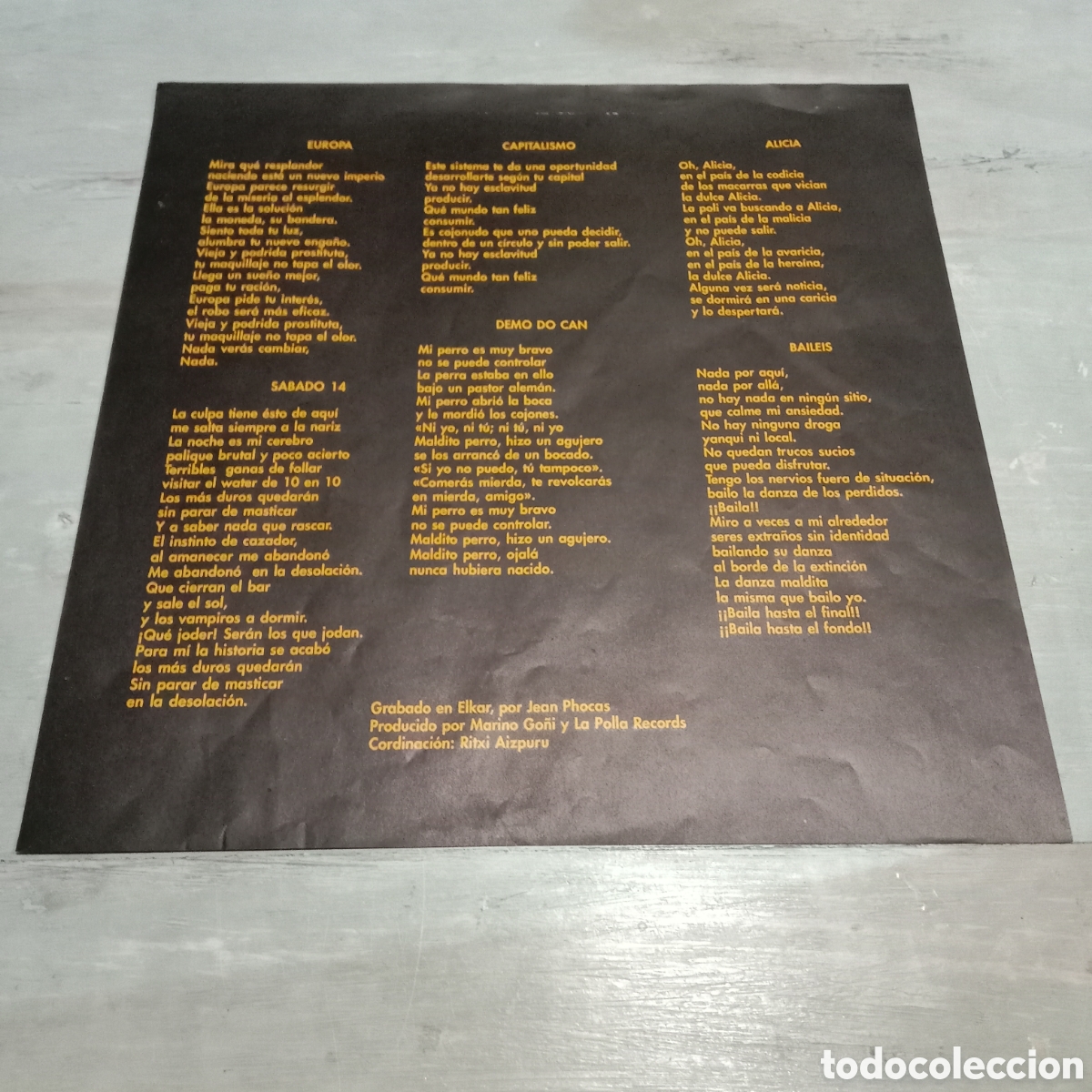 Discos de vinilo: LA POLLA RECORDS - NEGRO - LP - Foto 8