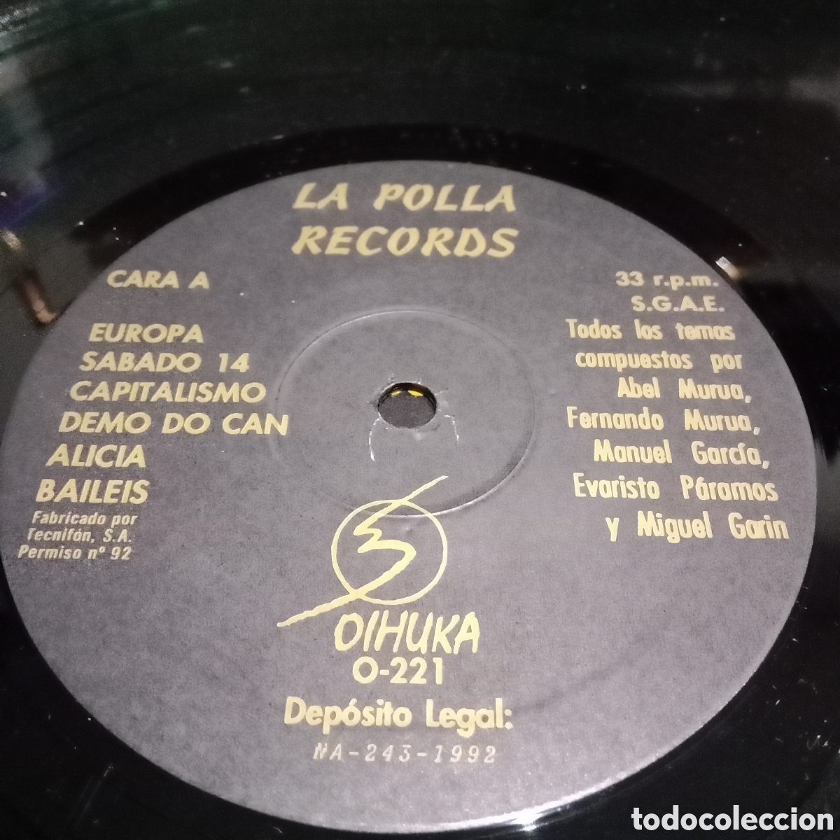 Discos de vinilo: LA POLLA RECORDS - NEGRO - LP - Foto 9