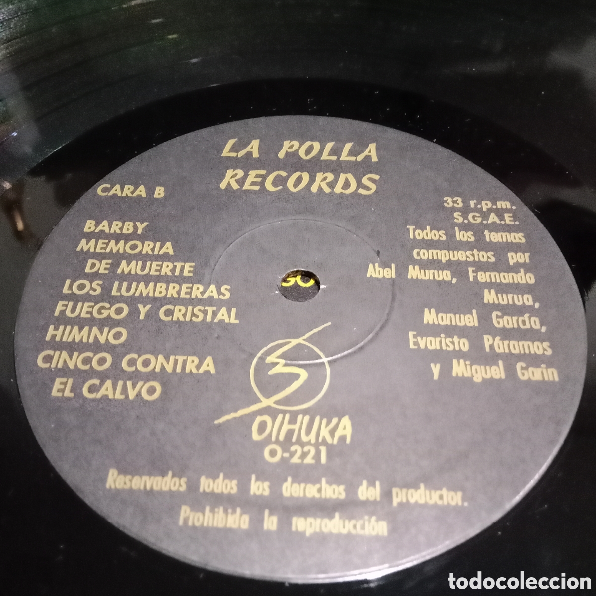 Discos de vinilo: LA POLLA RECORDS - NEGRO - LP - Foto 10