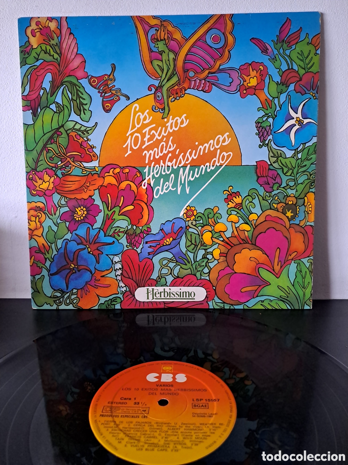 Discos de vinilo: RARO! 10 EXITOS MAS HERBISSIMOS DEL MUNDO - CECILIA / LOLE Y MANUEL / WEATHER REPORT/ BIRDS. B.5