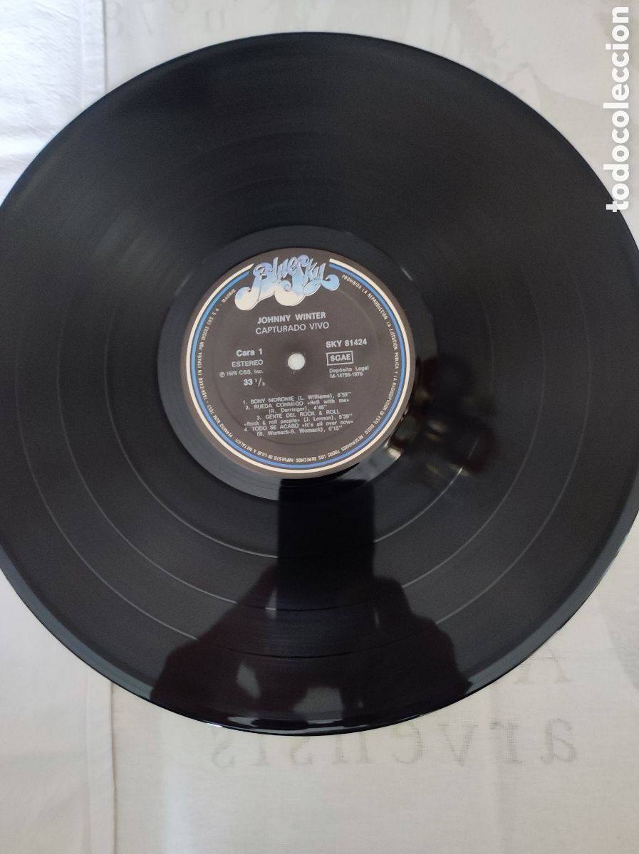 Discos de vinilo: JOHNNY WINTER - CAPTURED LIVE! - Foto 3