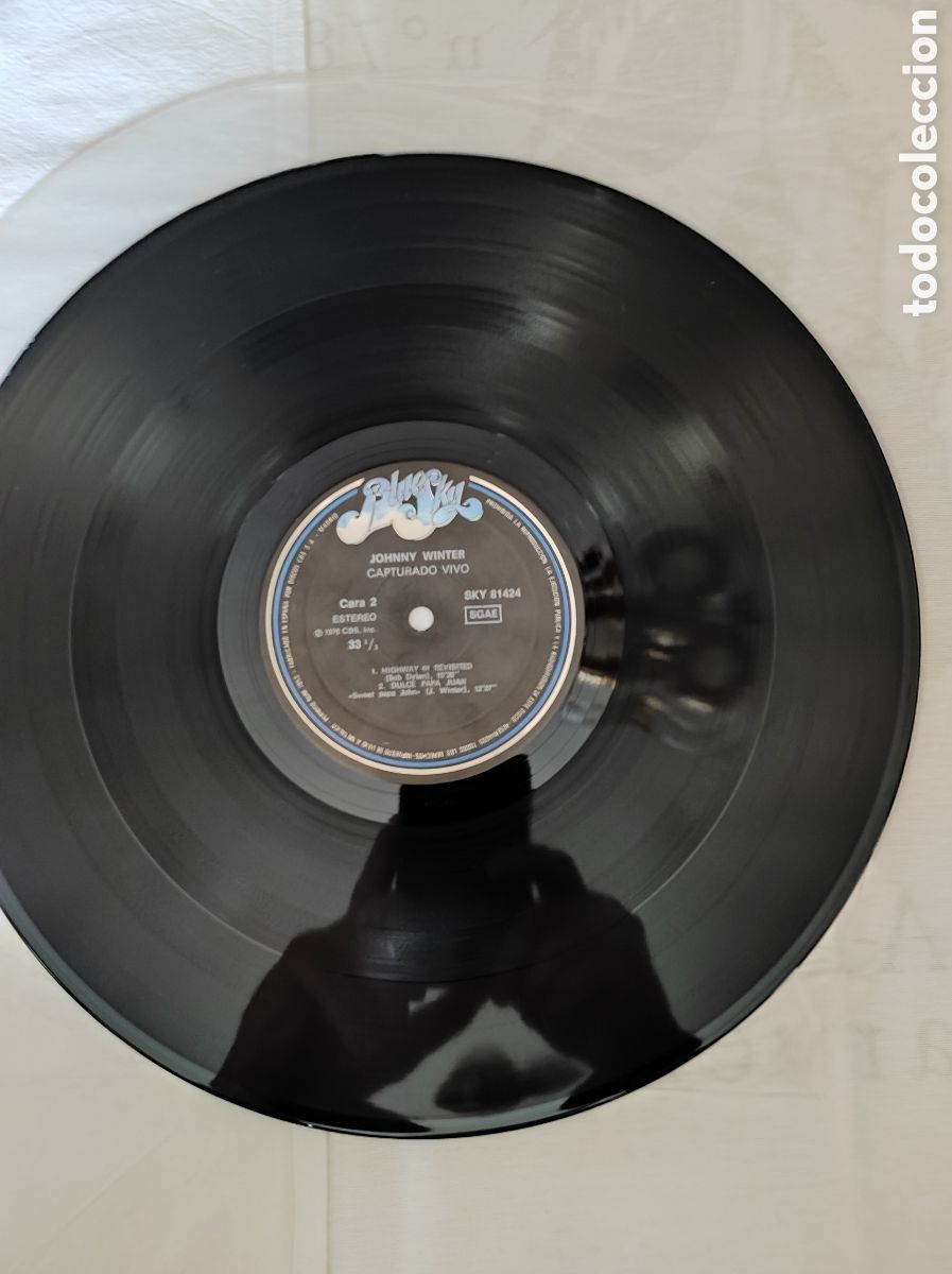 Discos de vinilo: JOHNNY WINTER - CAPTURED LIVE! - Foto 4