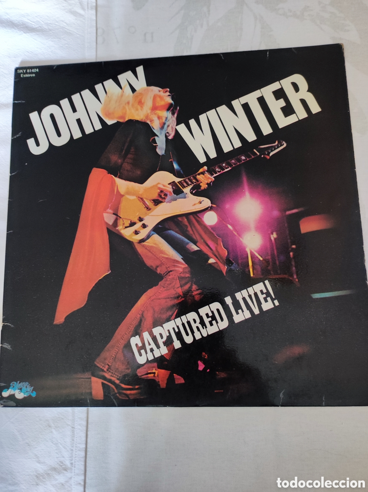 Discos de vinilo: JOHNNY WINTER - CAPTURED LIVE! - Foto 1