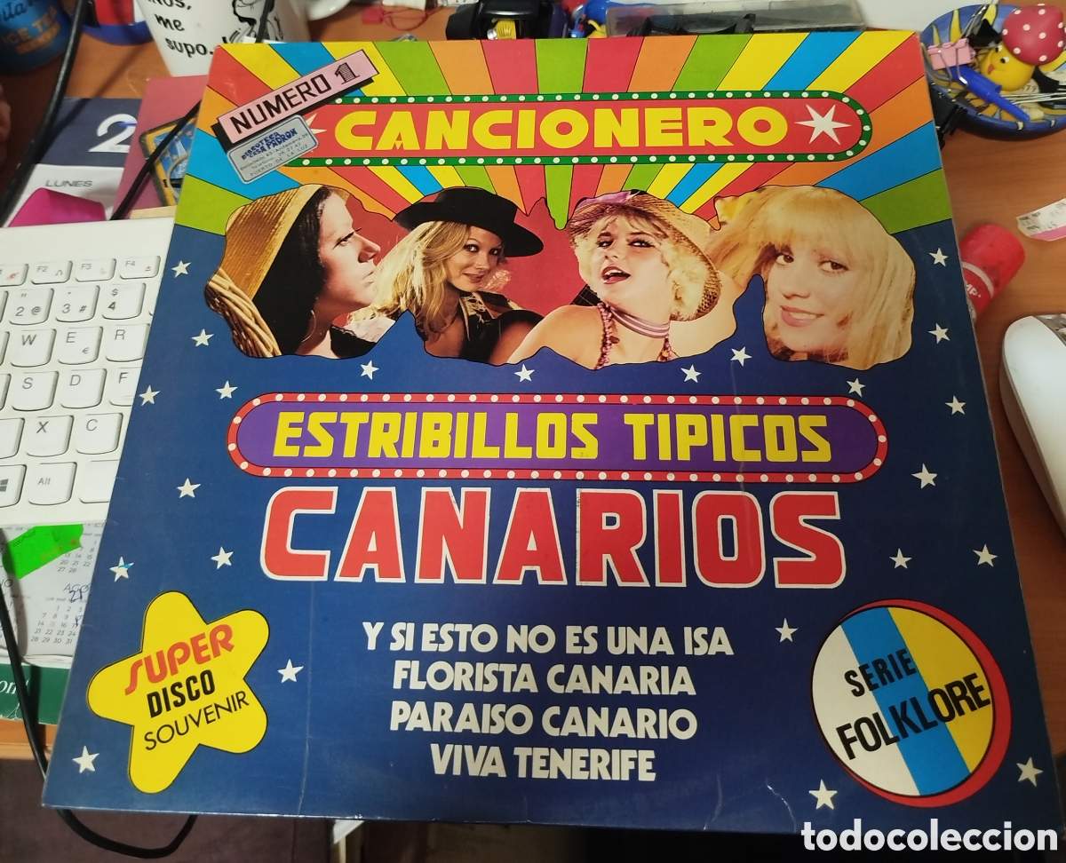 Discos de vinilo: Cancionero. Estribillos t&iacute;picos canarios. - Foto 1
