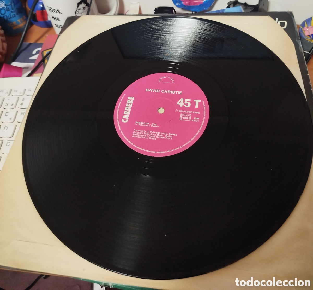 Discos de vinilo: David Christie &lrm;&ndash; Saddle Up - Foto 2