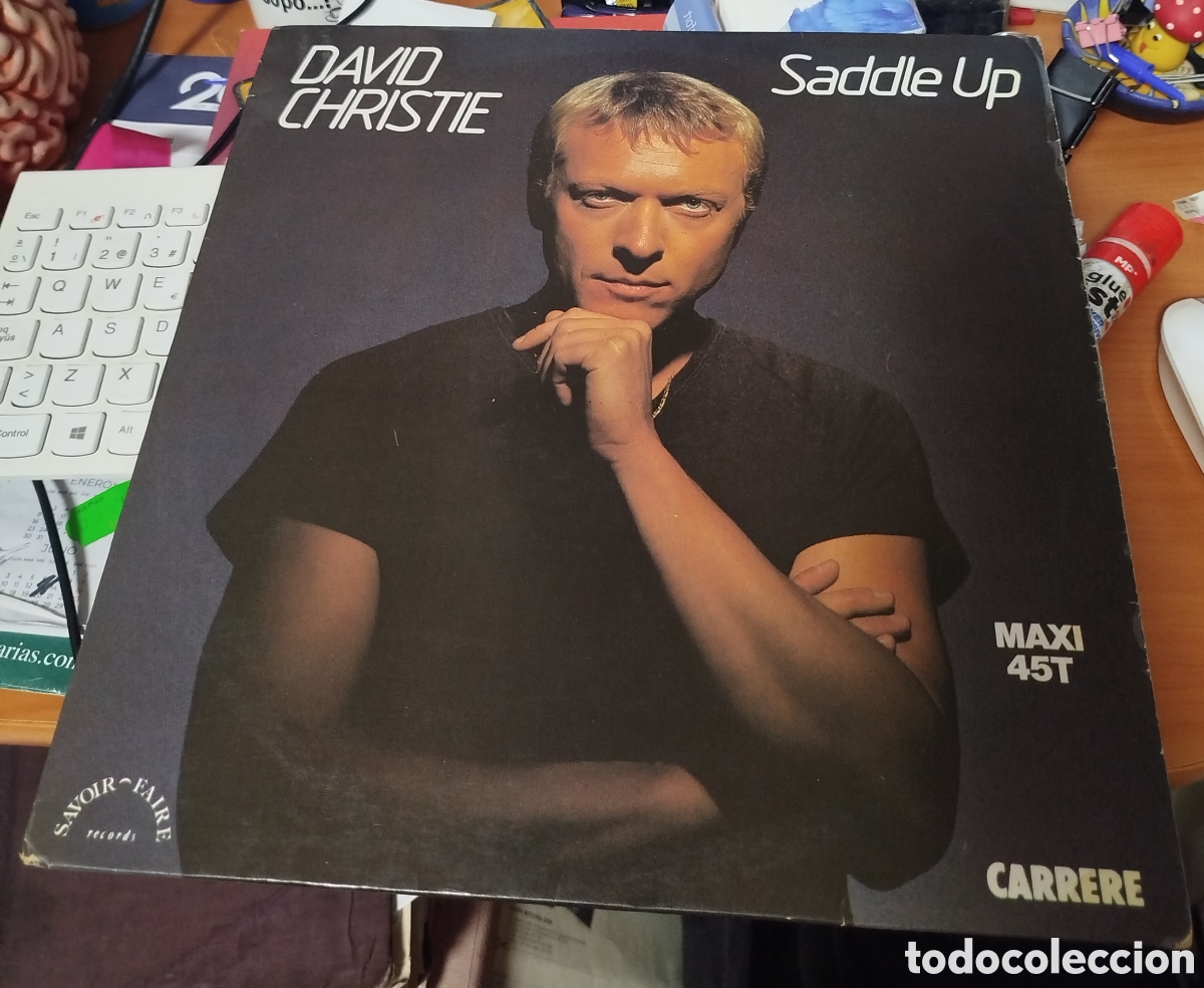 Discos de vinilo: David Christie &lrm;&ndash; Saddle Up - Foto 1