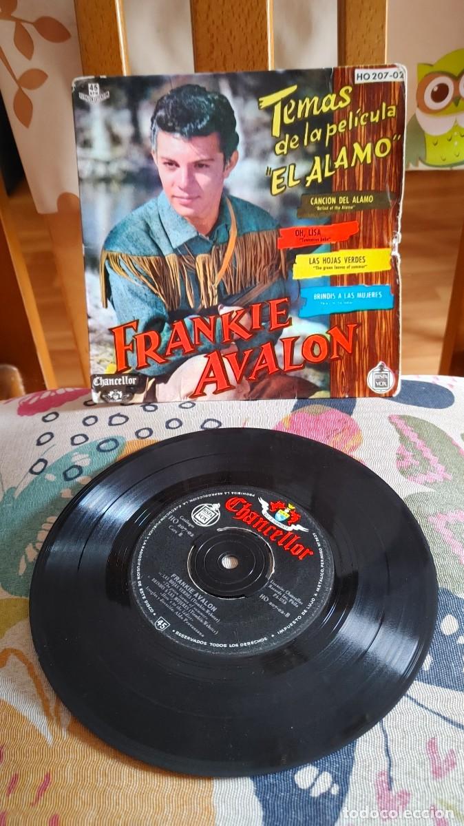 Discos de vinilo: FRANKIE AVALON-EP CANCION DEL ALAMO +3 - Foto 1