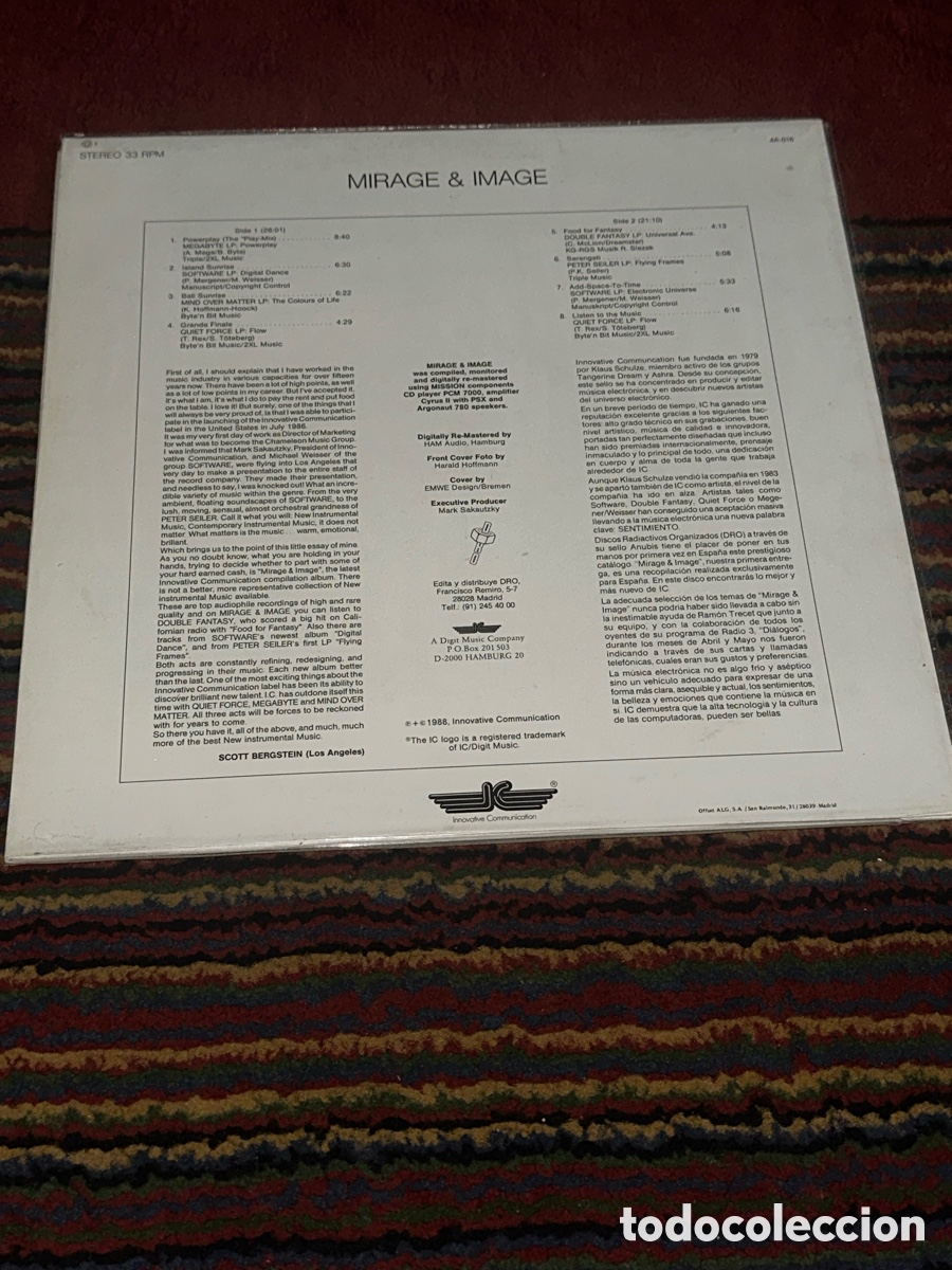 Discos de vinilo: Varios&ndash; Mirage & Image lp vinyl - Foto 2