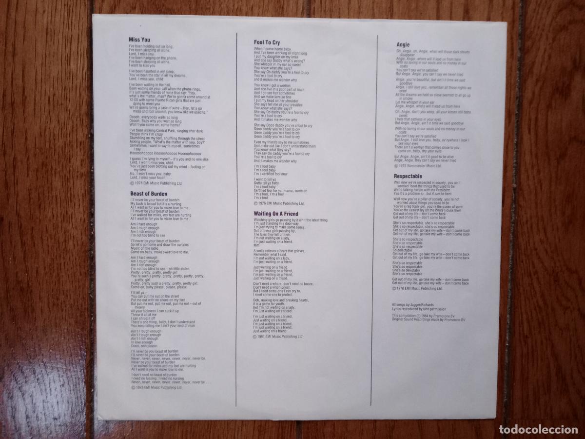 Discos de vinilo: The Rolling Stones - rewind (1971-1984) - Foto 4