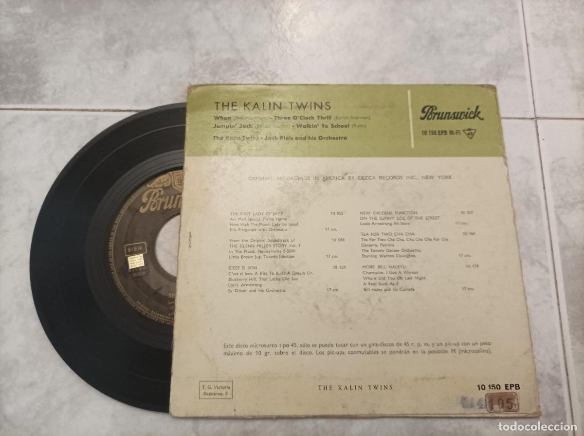 Discos de vinilo: The Kalin Twins ep -When- - Foto 2