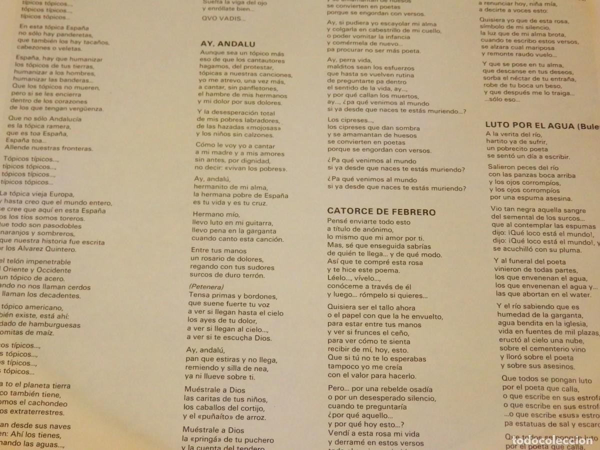 Discos de vinilo: Paco Herrera * LP Vinilo * T&iacute;picos T&oacute;picos 1982 * Carpeta Gatefold - Foto 7