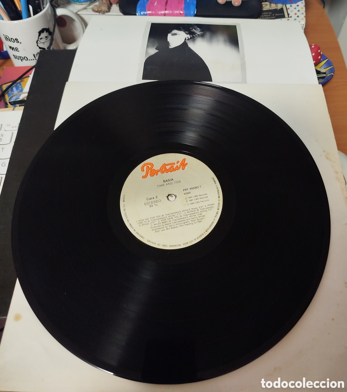 Discos de vinilo: Basia - Time and tide - Foto 2
