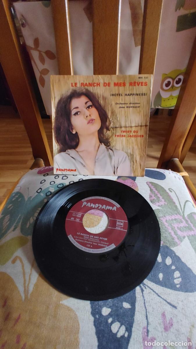 Discos de vinilo: JEAN WARNAIR-SINGLE LE RANCH DE MES REVES - Foto 1