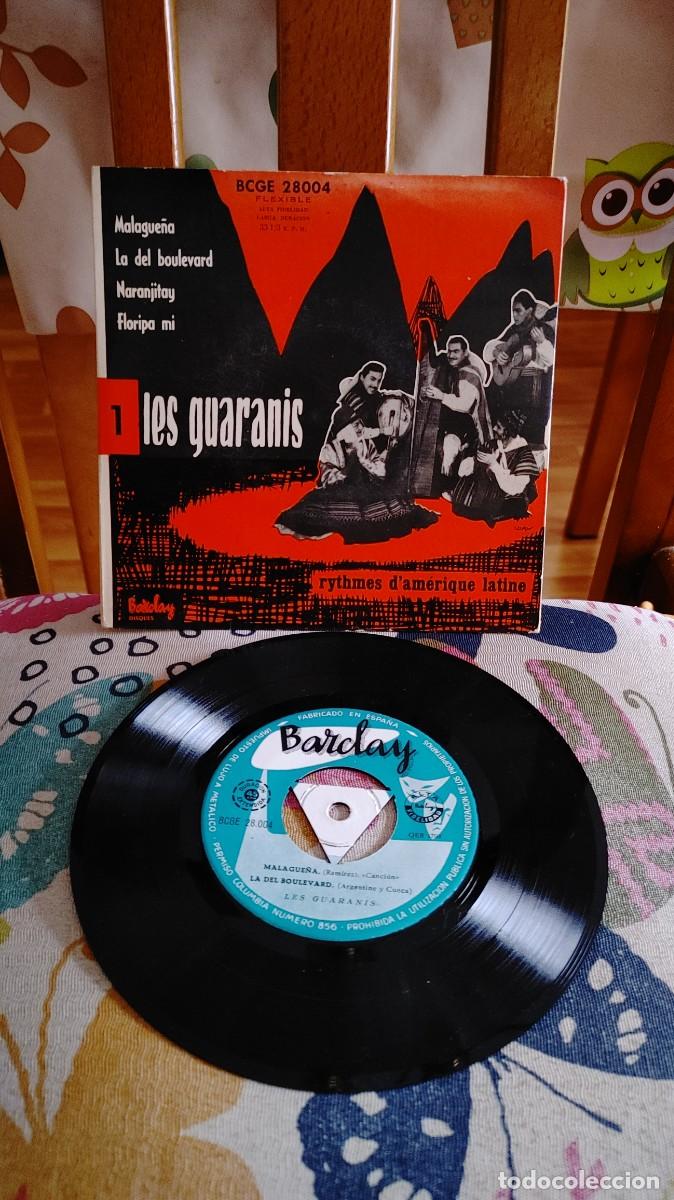 Discos de vinilo: LOS GUARANIS-EP MALAGUE&Ntilde;A +3-SPAIN - Foto 1