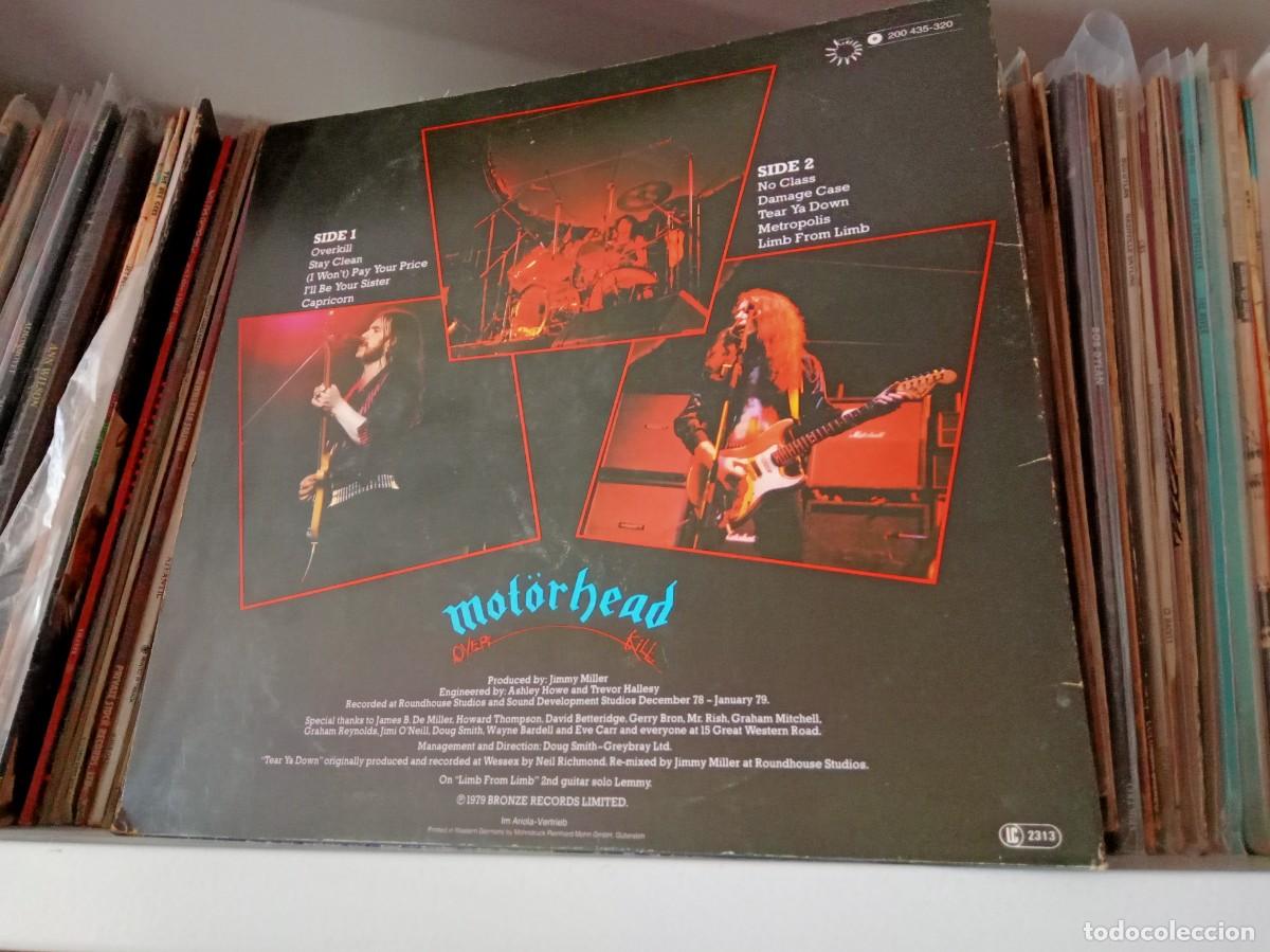 Discos de vinilo: Mot&ouml;rhead &lrm;&ndash; Overkill - lp Germany 1980 - Foto 2