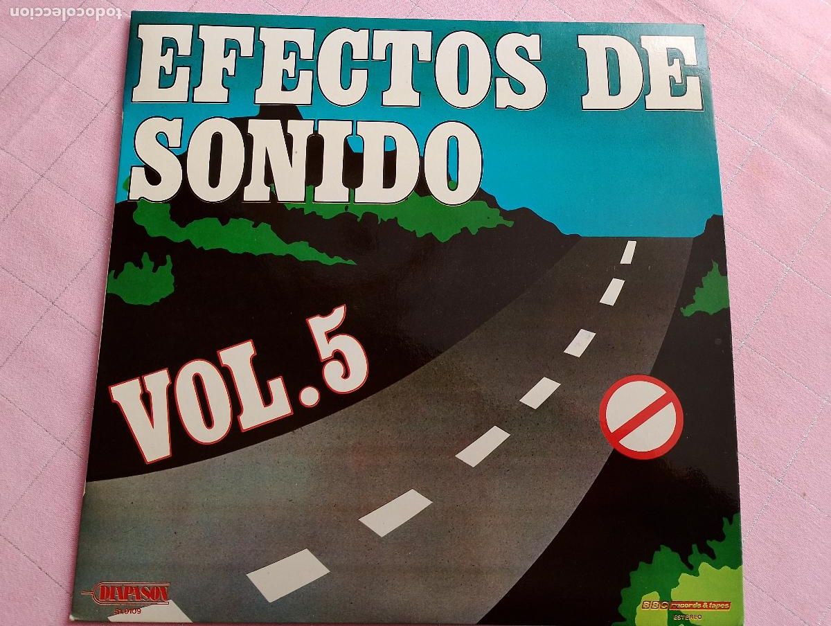 Discos de vinilo: efectos de sonido vol 5, diapason 1981 - Foto 2