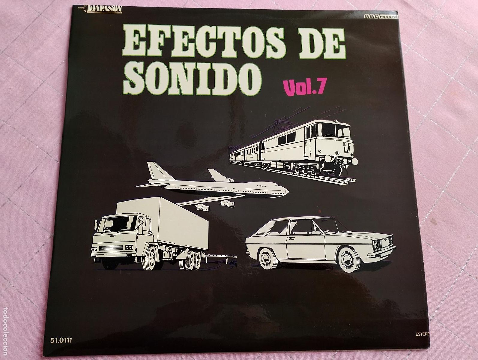 Discos de vinilo: EFECTOS DE SONIDO VOL. 7 - LP BBC RECORDS DIAPASON 1982. - Foto 2