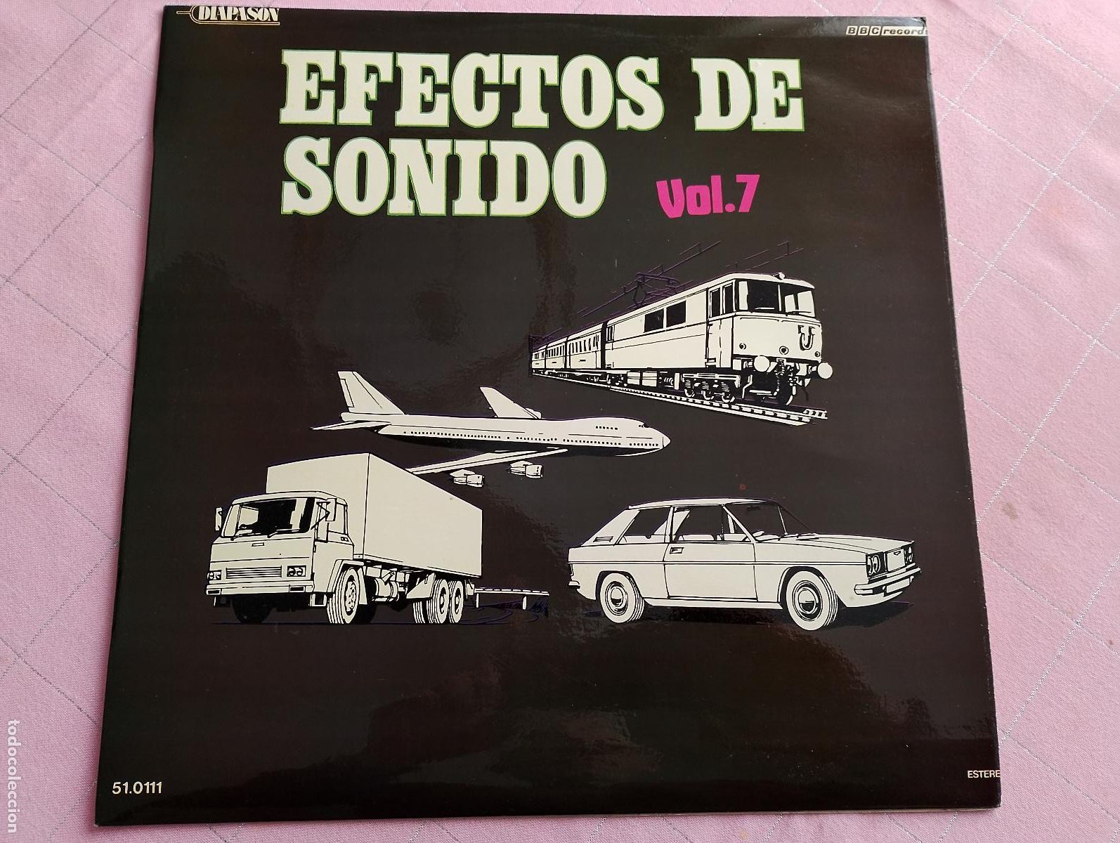 Discos de vinilo: EFECTOS DE SONIDO VOL. 7 - LP BBC RECORDS DIAPASON 1982. - Foto 1