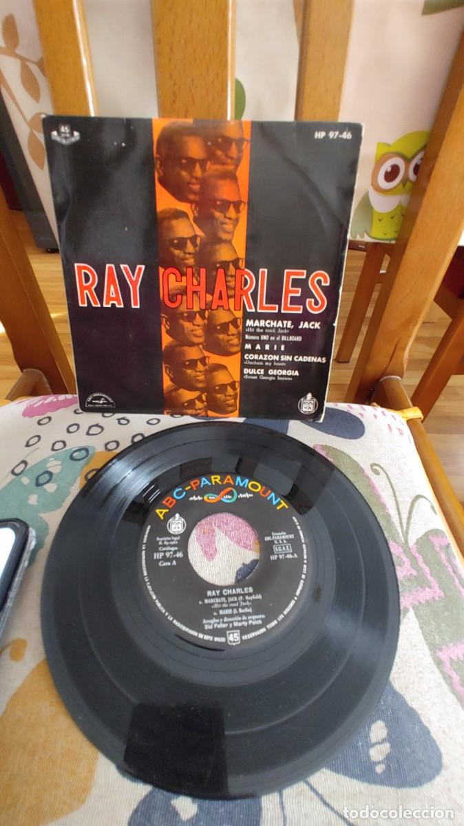 Discos de vinilo: RAY CHARLES-EP MARCHATE JACK +3 - Foto 1