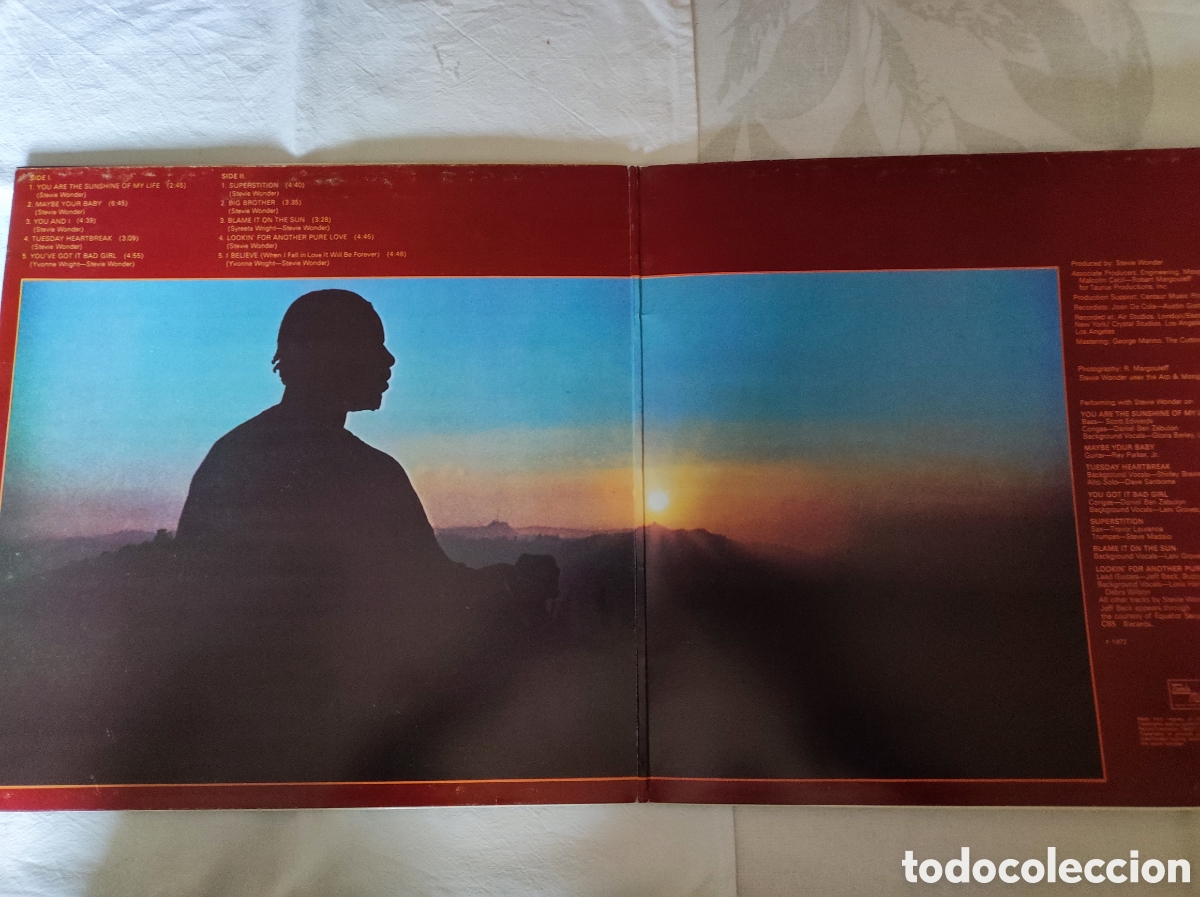 Discos de vinilo: STEVIE WONDER - TALKING BOOK - Foto 3