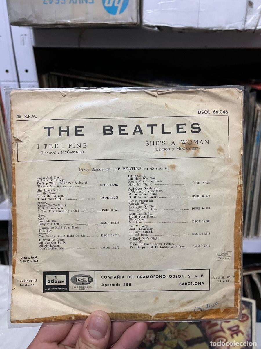 Discos de vinilo: THE BEATLES-I FEEL FINE - Foto 2