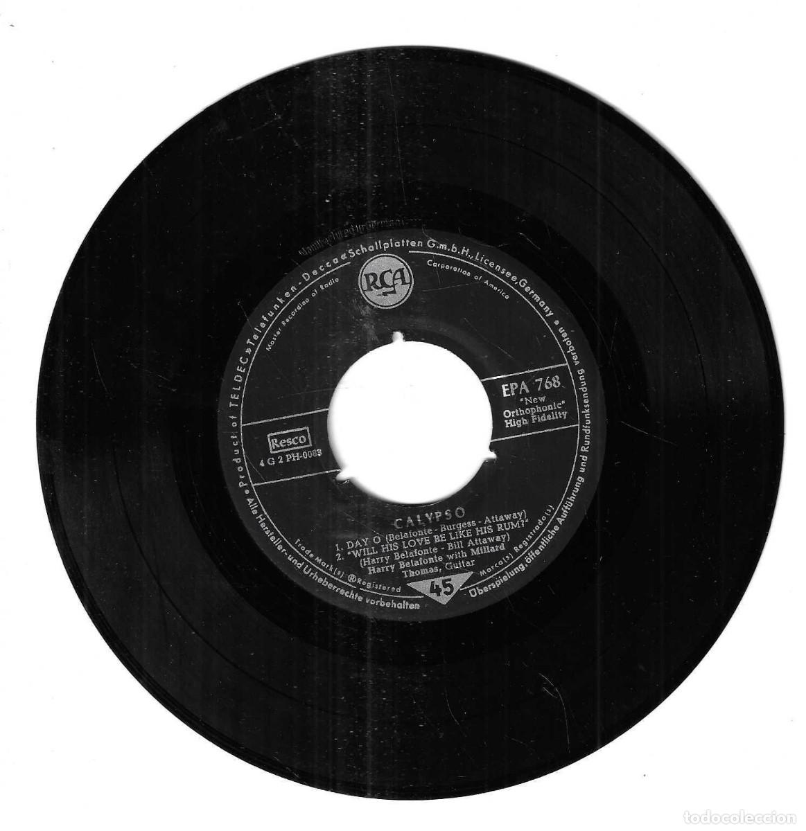 Discos de vinilo: HARRY BELAFONTE - CALYPSO - RCA - 1956 - Foto 3
