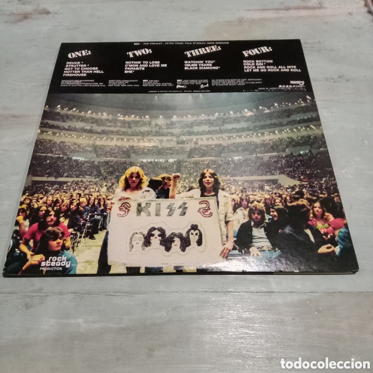 Discos de vinilo: KISS - ALIVE! - LP DOBLE GATEFOLD - Foto 3