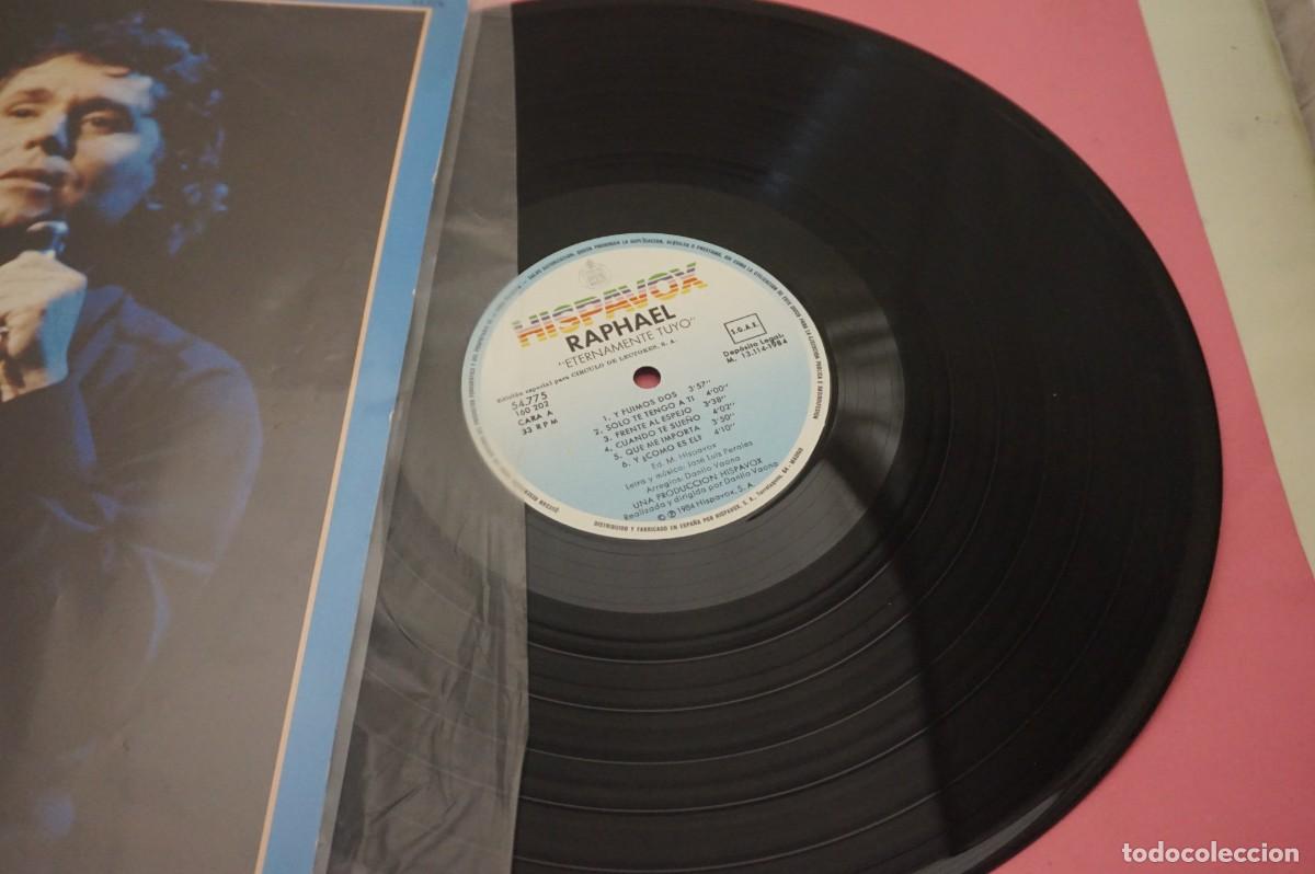 Discos de vinilo: LP - RAPHAEL - ETERNAMENTE TUYO - DISCO COMO NUEVO - Foto 2