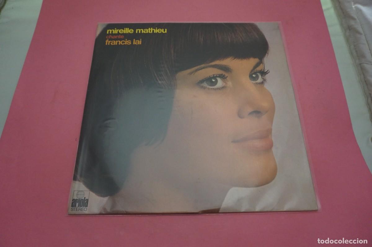 Discos de vinilo: LP - MIREILLE MATHIEU - CHANTE FRANCIS LAI / DISCO EN EXCELENTE ESTADO - Foto 1