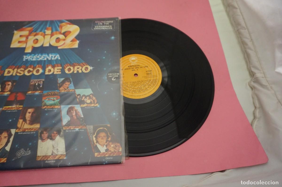 Discos de vinilo: LP - EPIC2 PRESENTA EL DISCO DE ORO / DISCO EN EXCELENTE ESTADO - Foto 2