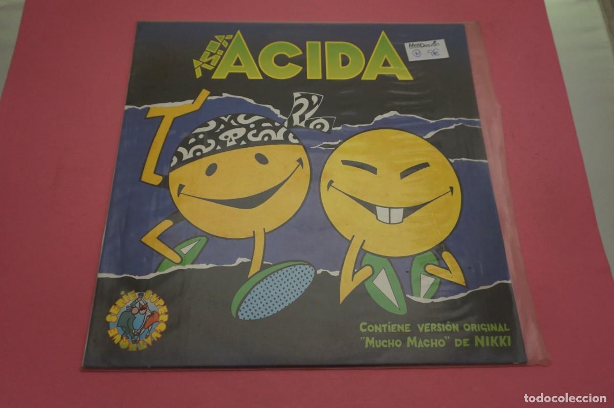 Discos de vinilo: LP - VARIOS - ASPA ACIDA / DISCO EN EXCELENTE ESTADO - Foto 1