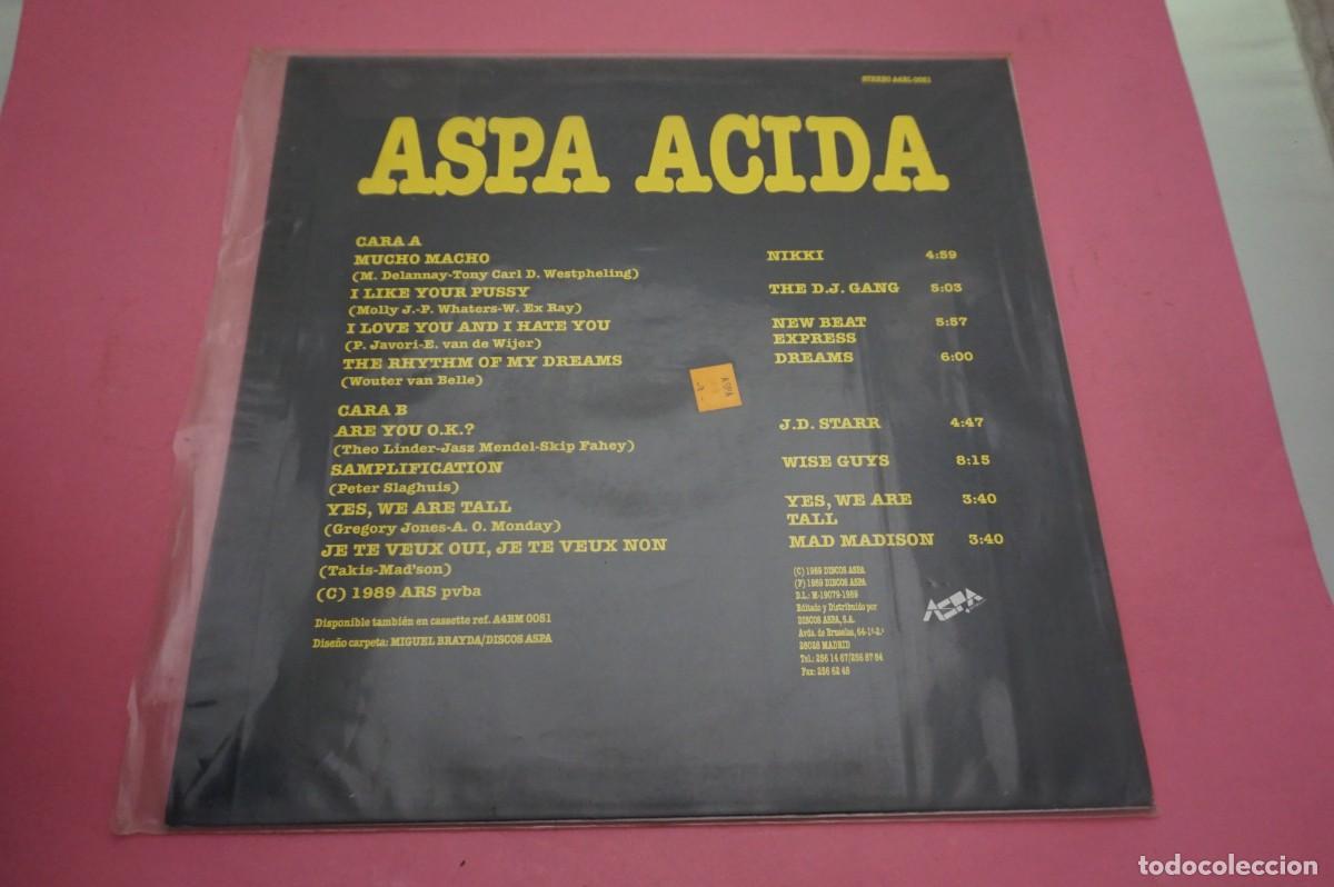 Discos de vinilo: LP - VARIOS - ASPA ACIDA / DISCO EN EXCELENTE ESTADO - Foto 3
