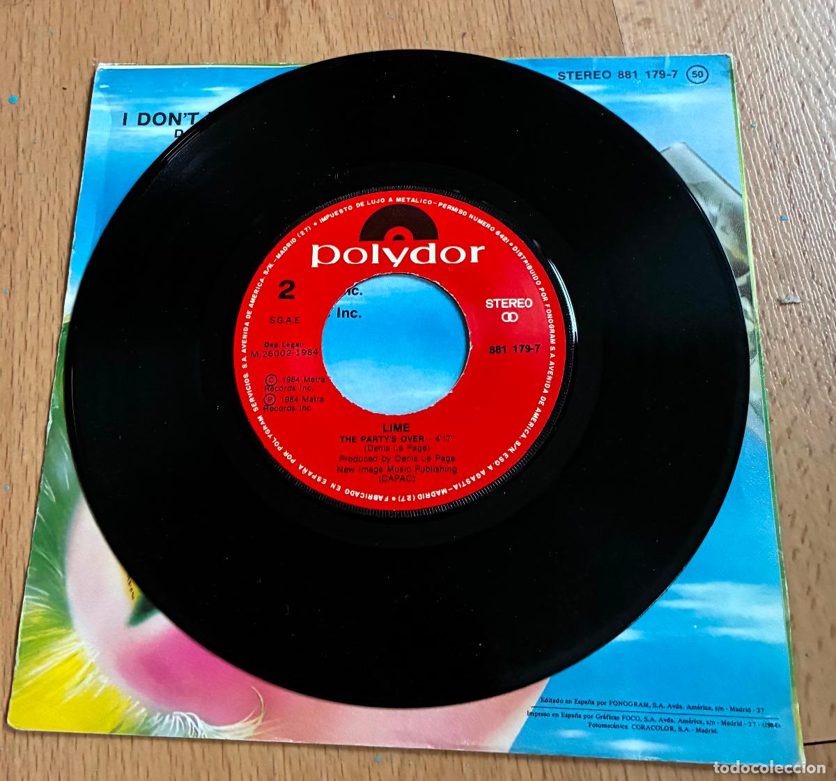 Discos de vinilo: LIME, I DONT WANNA LOSE YOU, SINGLE - Foto 3