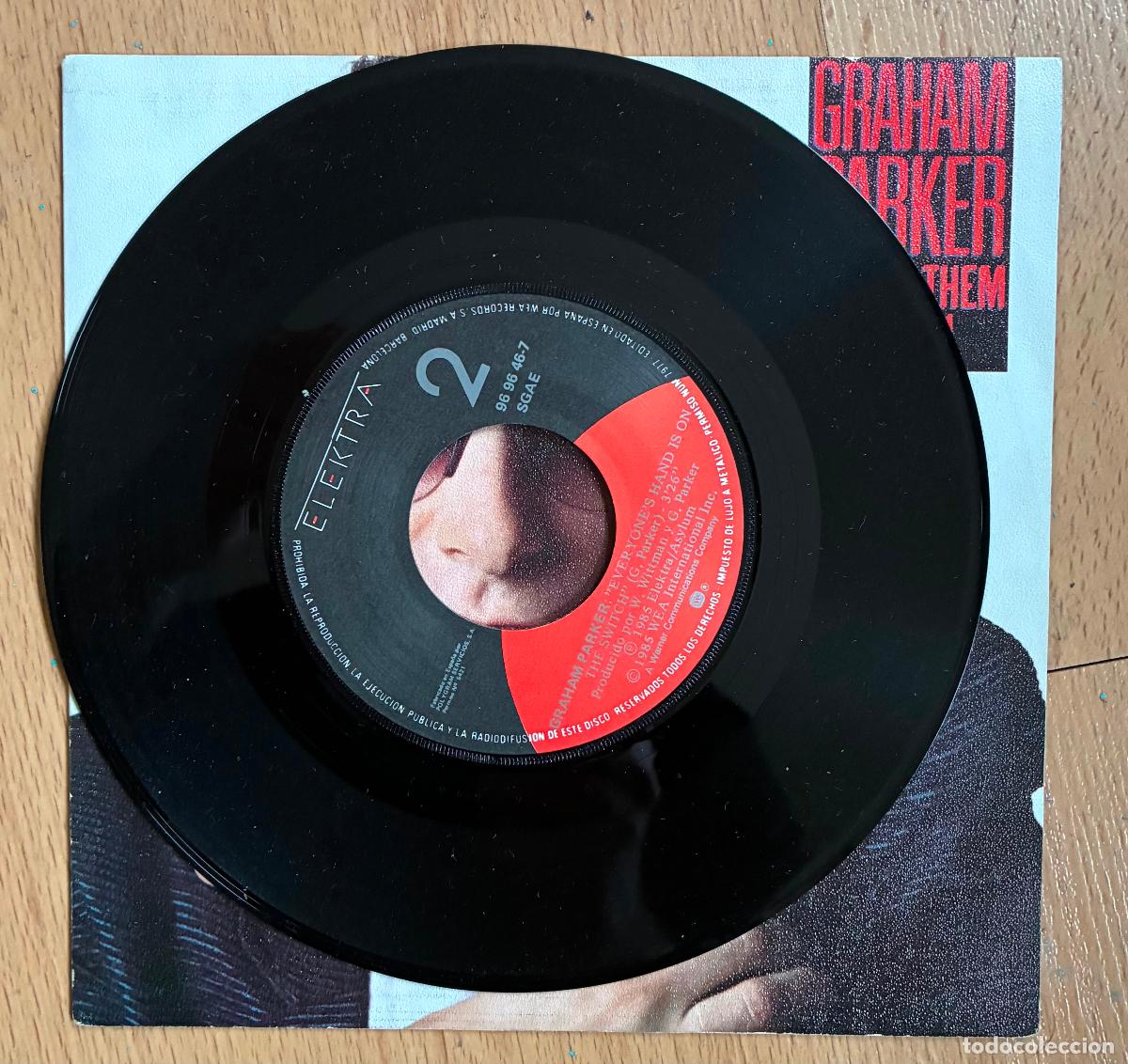 Discos de vinilo: GRAHAM PARKER, BREAK THEM DOWN, SINGLE - Foto 3