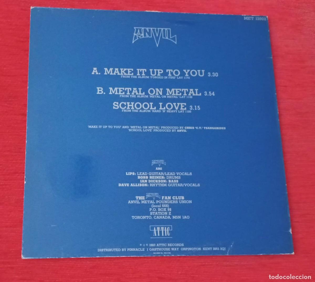 Discos de vinilo: ANVIL - MAKE IT UP TO YOU - LP - Foto 2