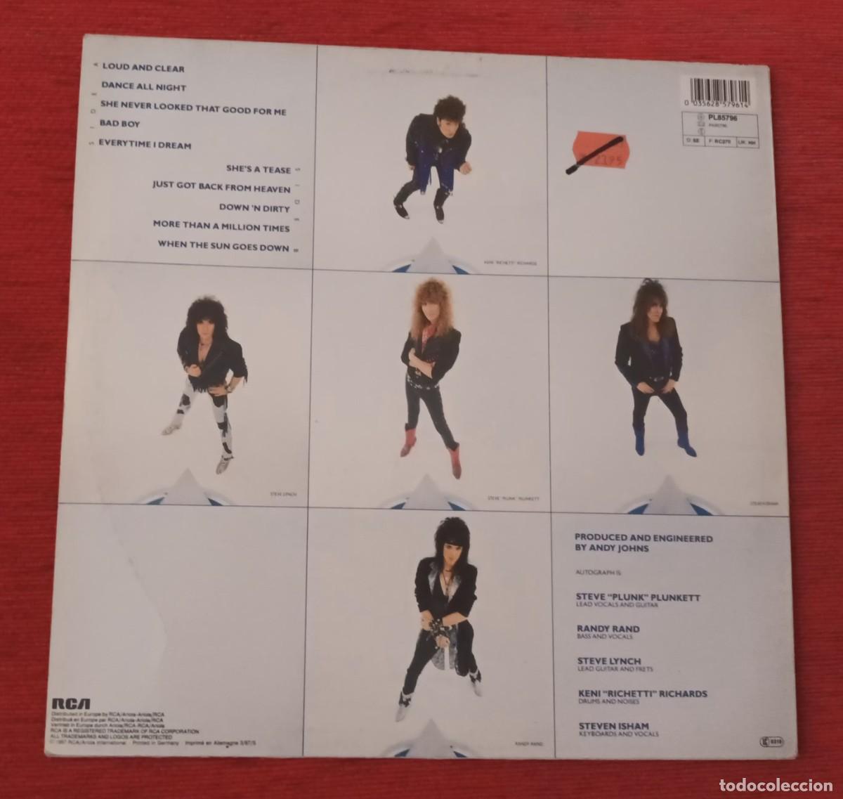 Discos de vinilo: AUTOGRAPH - LOUD AND CLEAR - LP - Foto 2
