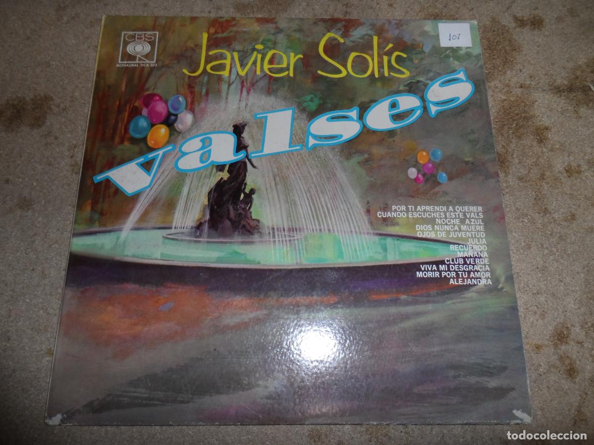 Discos de vinilo: Javier Sol&iacute;s &ndash; Valses (MEXICO 1964) - Foto 1