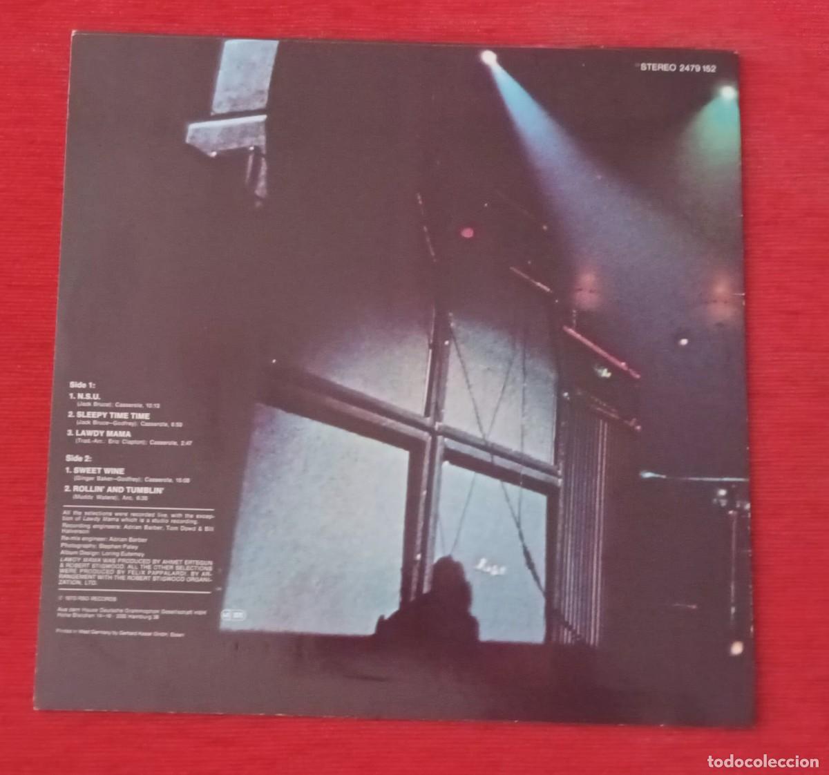 Discos de vinilo: CREAM - LIVE CREAM - LP - Foto 2