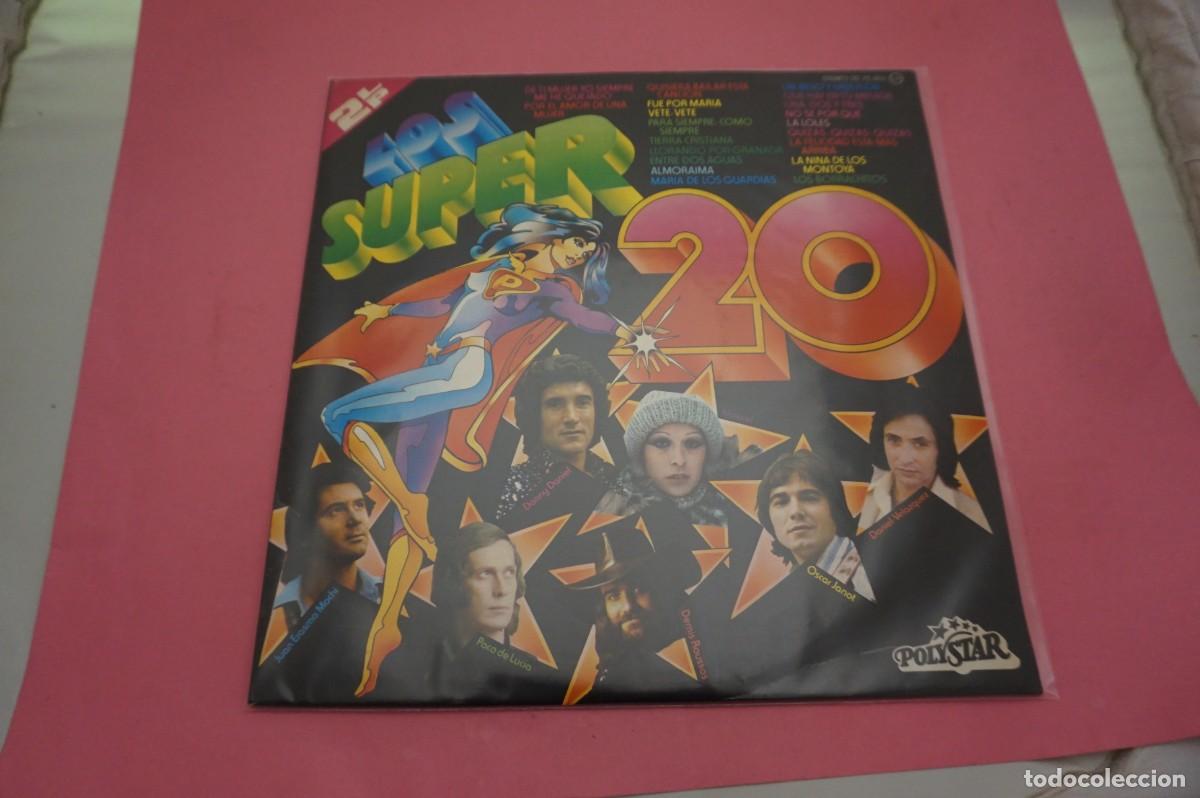 Discos de vinilo: DOBLE LP - LOS SUPER 20 - DISCOS EN BUEN ESTADO - Foto 1