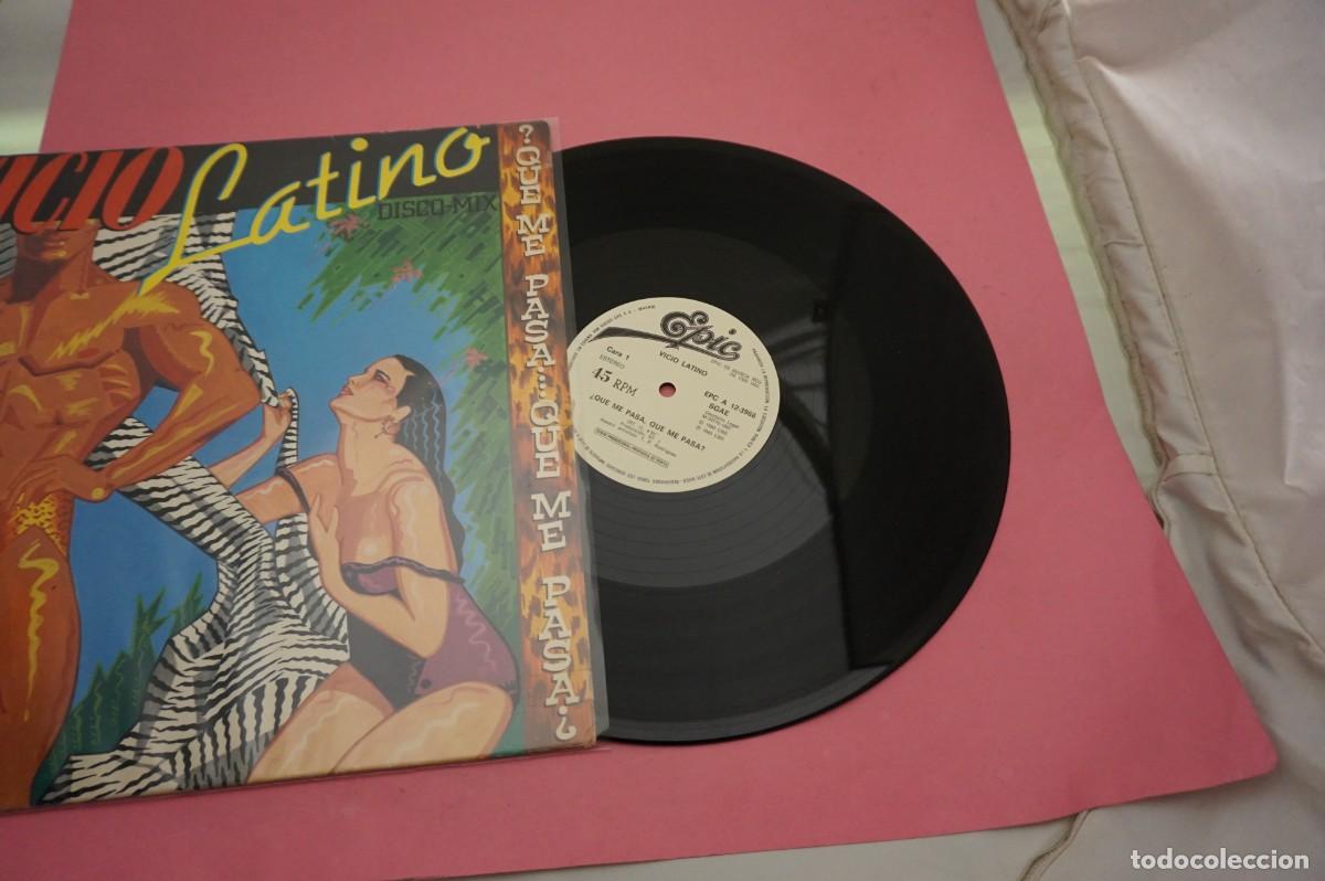 Discos de vinilo: MAXI SINGLE - VICIO LATINO - DISCO MIX - Foto 2