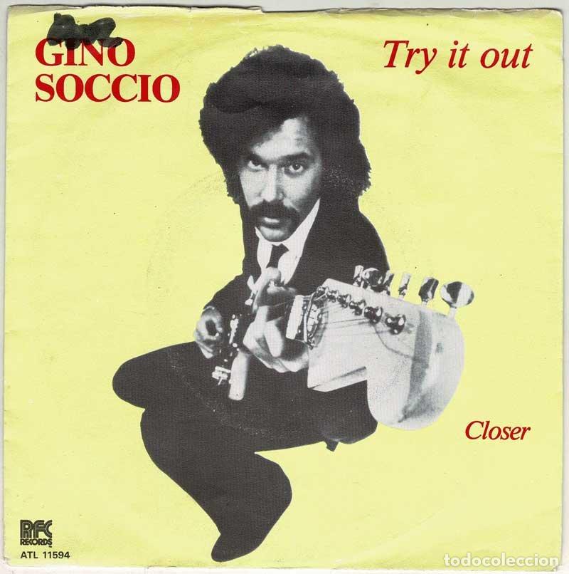 Discos de vinilo: Gino Soccio - Try it out / Closer. Single - Foto 1