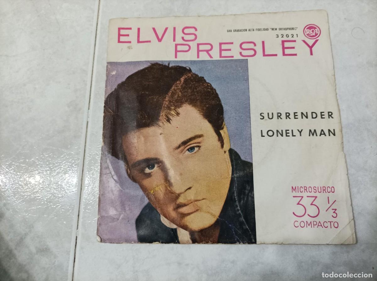 Discos de vinilo: Elvis Presley single surrender - Foto 1