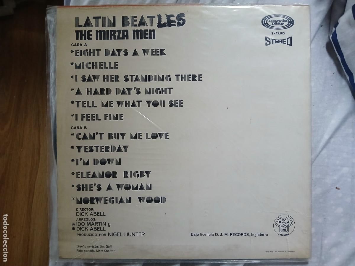 Discos de vinilo: Latin Beatles - The mirza men - Foto 2