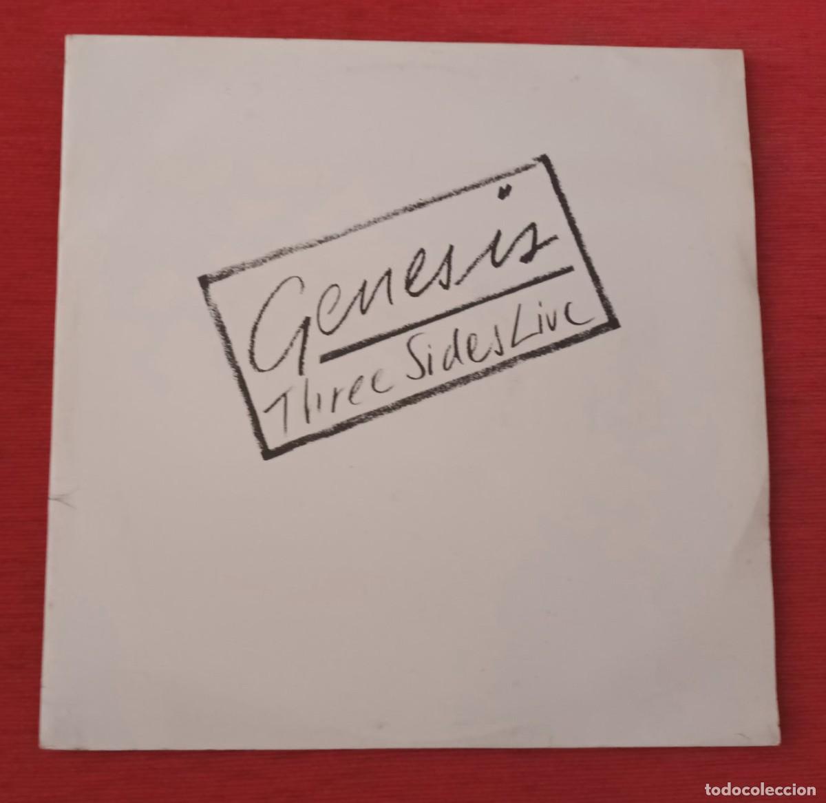 Discos de vinilo: GENESIS - THREE SIDES LIVE - 2 LPS - Foto 1