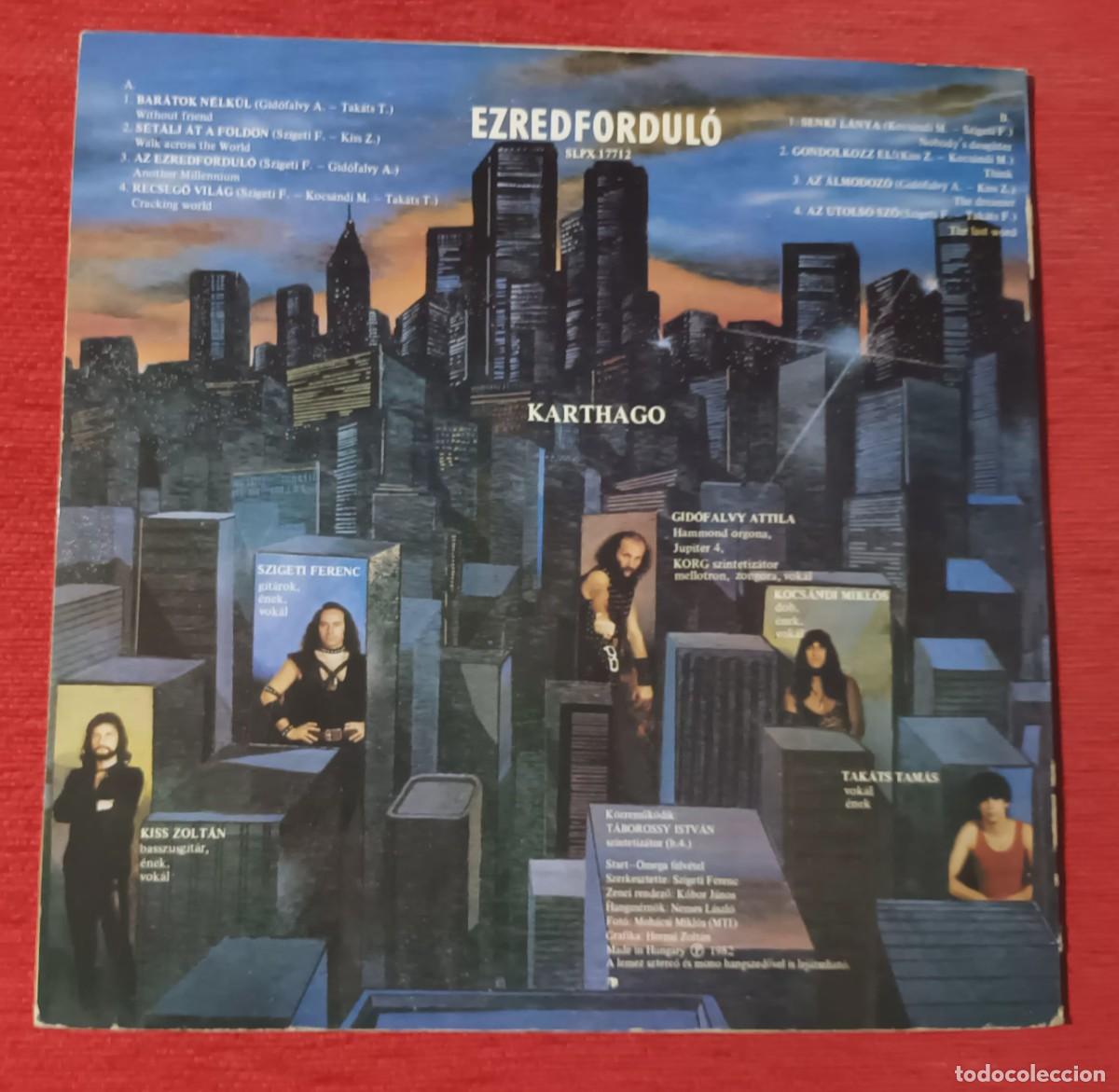 Discos de vinilo: KARTHAGO - EZREDFORDULO - LP - Foto 2