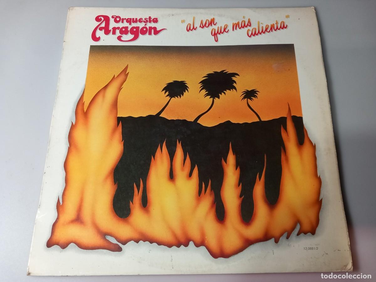 Discos de vinilo: Orquesta Arag&oacute;n / Al Son Que M&aacute;s Calienta / LP - Foto 1